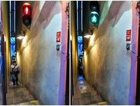 意外成景点！布拉格最窄巷　怕“人身事故”装红绿灯