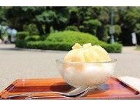 日本冈山城茶室推出“白桃锉冰”　整颗桃+冰超奢侈