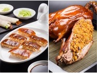 广式片皮鸭与沪式八宝鸭　晶华推一鸭五吃的八宝脆皮鸭
