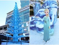 12米冰晶圣诞树登场了　冰雪奇缘嘉年华免费5景点好好拍