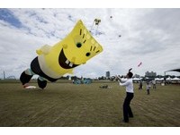 新竹市国际风筝节周末登场！超大海绵宝宝、蜘蛛人飞天