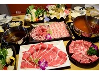 台北东区新开幕火锅店　16oz大分量宜兰猪肉盘！