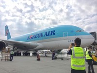 全球最大客机飞韩国！大韩A380首航开箱　1万3爽搭商务舱