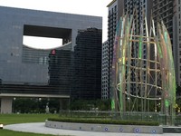 台中新热门打卡景点　“番红花”光雕璀璨盛开！