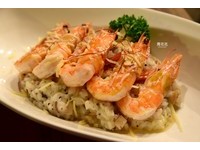 台北义式炖饭专卖店　奶油松露炖饭吃得到5只大白虾！