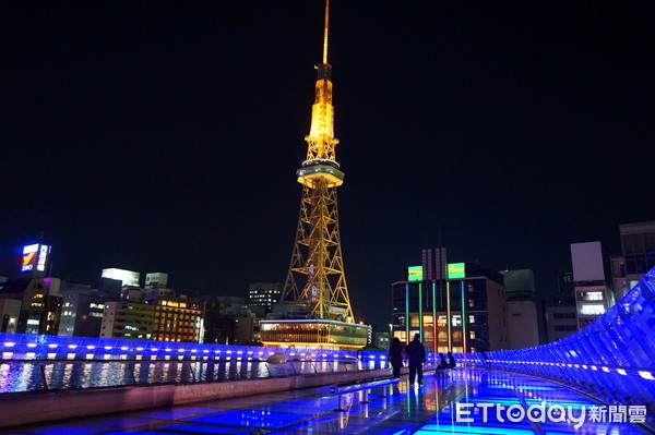 ▲名古屋电视塔、绿洲21水之宇宙船。（图／记者赖文萱摄）