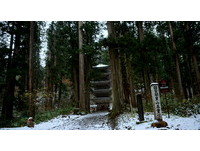 冬游羽黑山五重塔　白雪中体验日式静谧