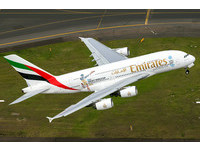 阿联酋航空A380客机7/19首飞桃园！机上有水疗淋浴间