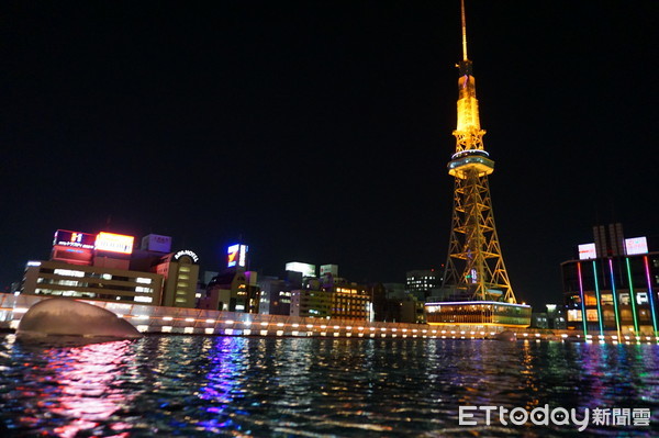 ▲名古屋电视塔、绿洲21水之宇宙船。（图／记者赖文萱摄）