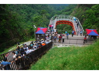中寮空中步道开放试营运　俯视50米深山谷超壮观