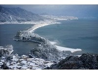 梦幻雪景　一年出现不到三次“幻雪天桥立”