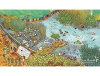 草地与蔬菜交织河流！社子岛装置艺术“可食地景创作”