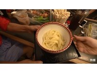 日の出现点现做乌冬面　每天限定一小时的美味