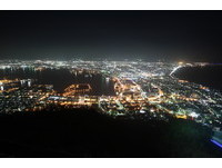 左右对称的微笑海岸线　函馆必看的世界顶级夜景