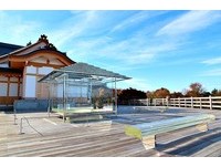 比清水寺厉害！京都青龙殿“玻璃茶室”　透明限期展出