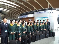 中国春秋航空第一批台湾空服员7日首飞