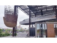 罗东文化工场巨大“空中茶壶”悬挂　真的可入内品茗！