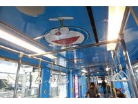 ㄤㄤㄤ～打开任意门就看见静香　哆啦a梦电车可爱上路