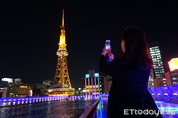 ▲名古屋电视塔、绿洲21水之宇宙船。（图／记者赖文萱摄）