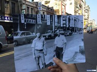 半世纪前面摊原地重现　500张台湾穿越照的时光之旅