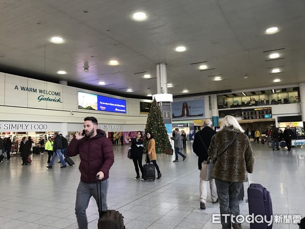 ▲华航开航伦敦,华航伦敦,伦敦盖维克（Gatwick）机场,盖维克（Gatwick）机场。（图／记者赖文萱摄）