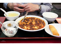 日本横滨熊猫饭店中华料理　很“川味”的麻婆豆腐