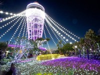 灌篮高手都不忍道别　江之岛最美灯饰“湘南宝石”登场