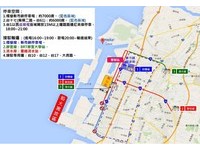 国庆烟火台中港绽放　交通动线总整理