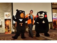 台湾喔熊与熊本熊　首聚东京一起卖萌比可爱