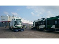 来了来了！“高雄轻轨列车”11日安抵台中港