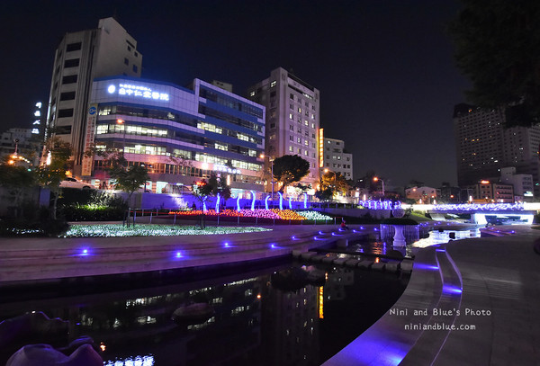 台中 柳川蓝带水岸。（图／Nini and Blue 玩乐食记提供）