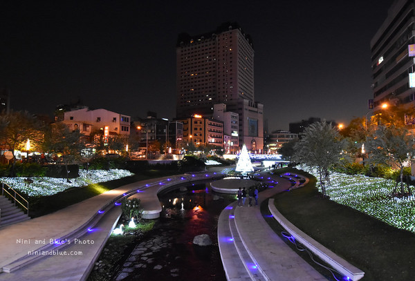 台中 柳川蓝带水岸。（图／Nini and Blue 玩乐食记提供）