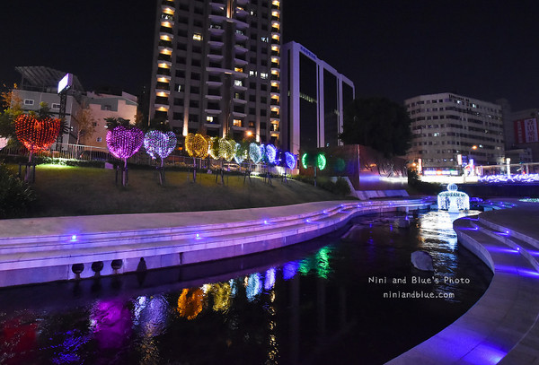 台中 柳川蓝带水岸。（图／Nini and Blue 玩乐食记提供）