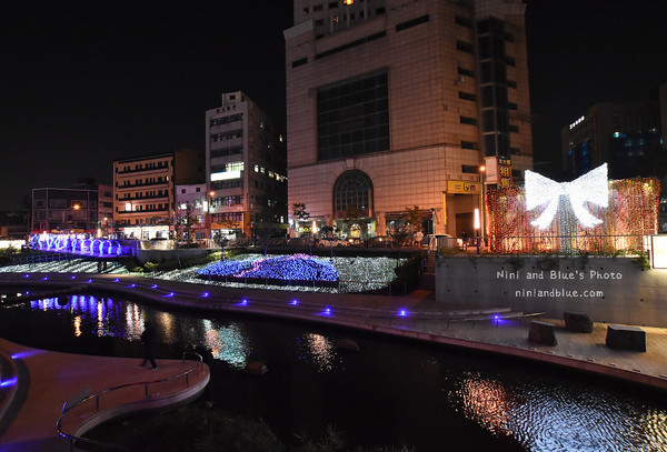 台中 柳川蓝带水岸。（图／Nini and Blue 玩乐食记提供）