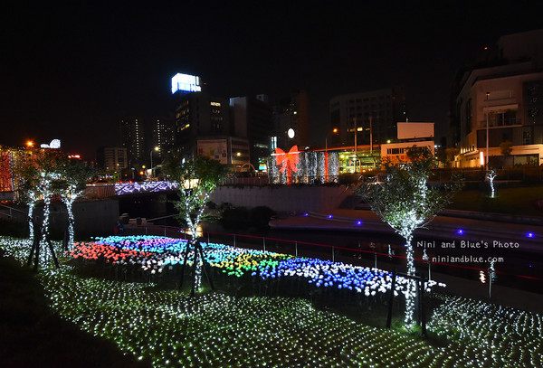 台中 柳川蓝带水岸。（图／Nini and Blue 玩乐食记提供）