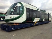 第一台“高雄轻轨实体列车”从西班牙出发　9月到台湾