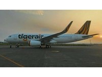 台湾虎航首架新机A320清晨飞抵桃园机场