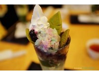舍不得吃掉的花朵　六月京都限定绽放的紫阳花冰淇淋