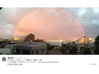 罗的Room屠宰场大发威？台风后的东京上空出现“霓虹”