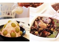 冷热一次满足！台南粉色甜品屋　西瓜雪花冰、紫米红豆汤