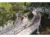 竹崎公园鸟语花香花仙子步道　嘉义最刺激天空走廊启用