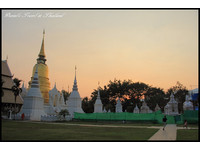 静谧座落于清迈的松达寺　目眩神迷的夕阳景致吸引人