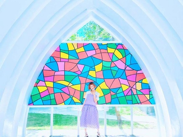 ▲台中雾峰 白色爱情教堂。(图/IG@zora.taiwan提供,请勿任意翻摄以免侵权)