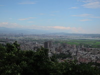 北投泉源中正山观景平台远眺美景　俯瞰关渡平原
