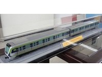 台中捷运绿线电联车模型曝光　新市政大楼内先睹为快