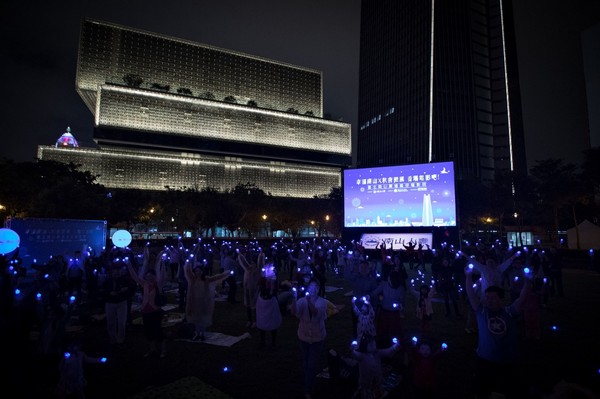 ▲信义区露天电影院(图/台北市政府提供)