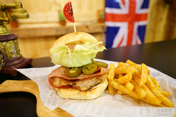 ▲宜兰J.J burgers 美式汉堡。（图／紫色微笑提供）