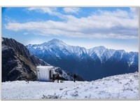雪景不必远求！合欢山银白世界仿佛置身北国