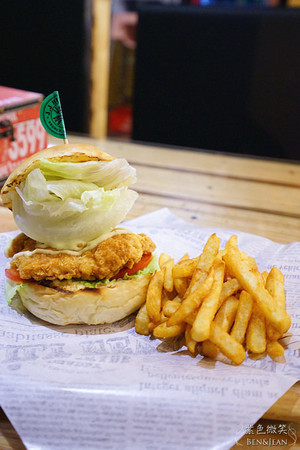 ▲宜兰J.J burgers 美式汉堡。（图／紫色微笑提供）