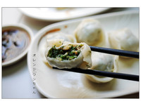 香气比起韭菜更浓郁的茴香饺子　沾店家特制酱油更加分
